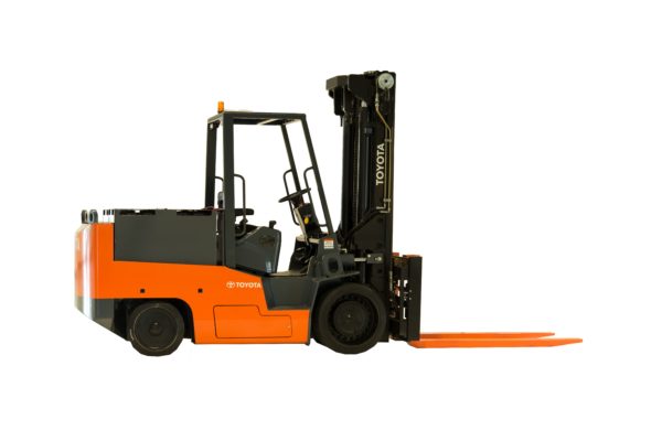 toyota high capacity electric cushion forklift