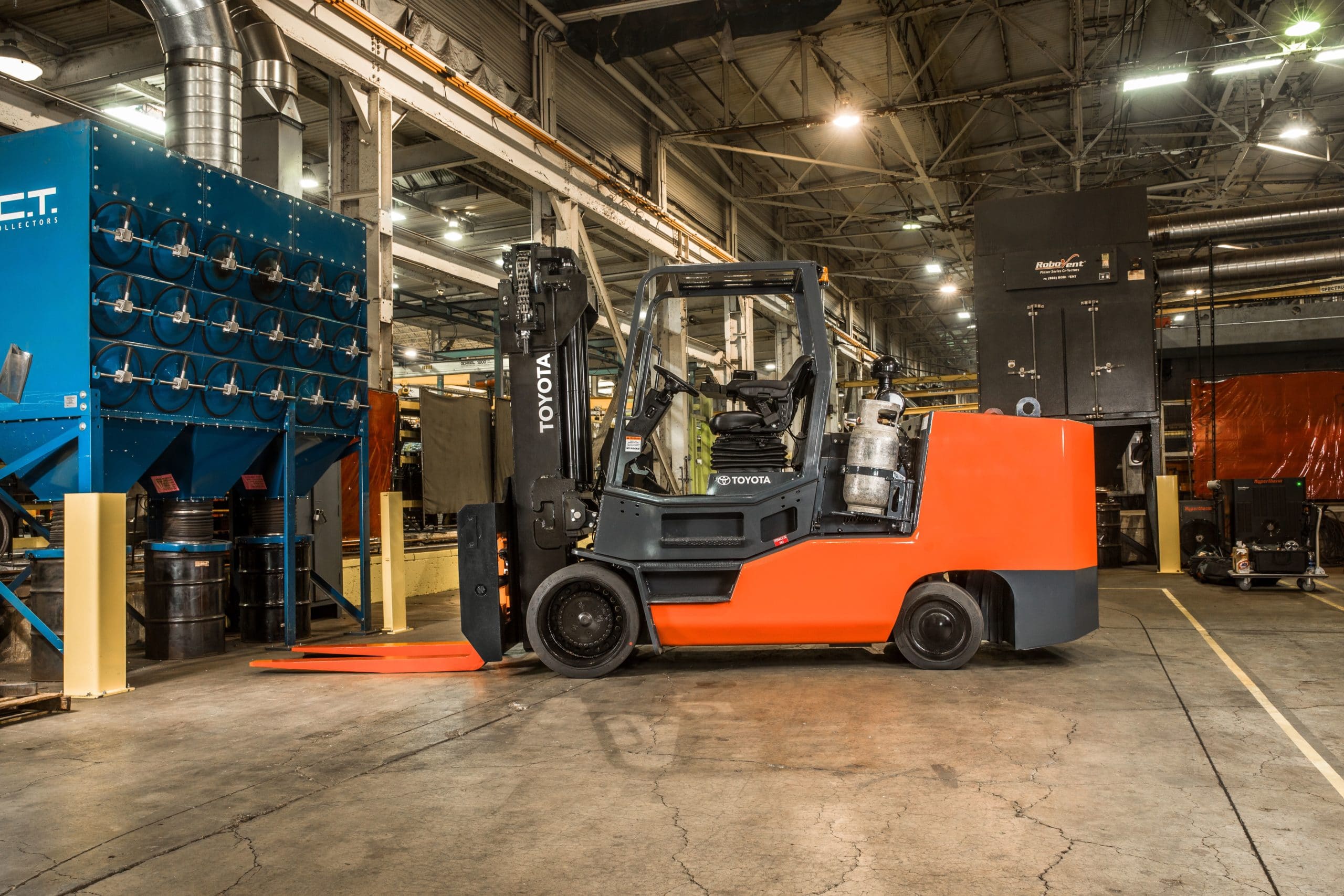 Toyota High Capacity Large Cushion Forklift Welch Equipment