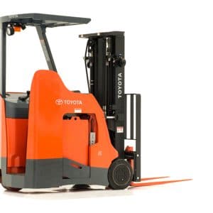 toyota stand up rider electric forklift