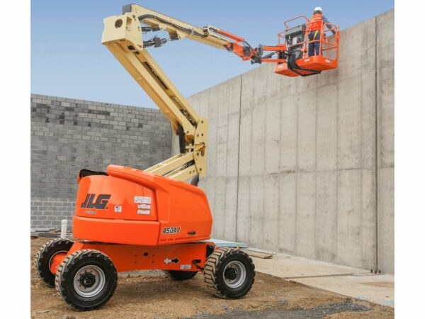 jlg 450aj articulating boom lift application
